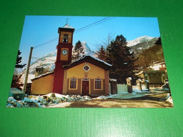Cartolina Ala di Stura - Frazione Cresto - Chiesetta di …