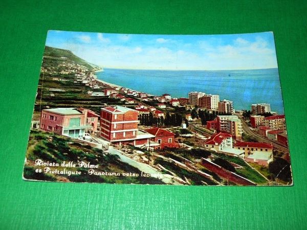 Cartolina Pietra Ligure - Panorama verso levante 1959