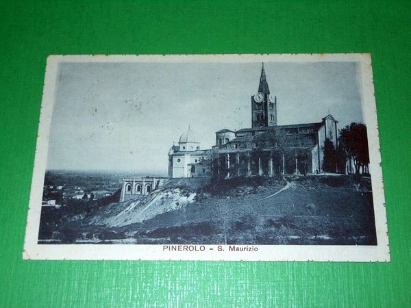 Cartolina Pinerolo - S. Maurizio 1919