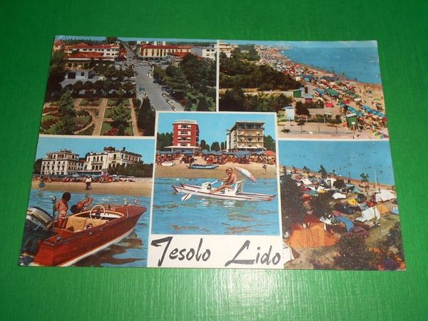 Cartolina Jesolo Lido - Vedute diverse 1963