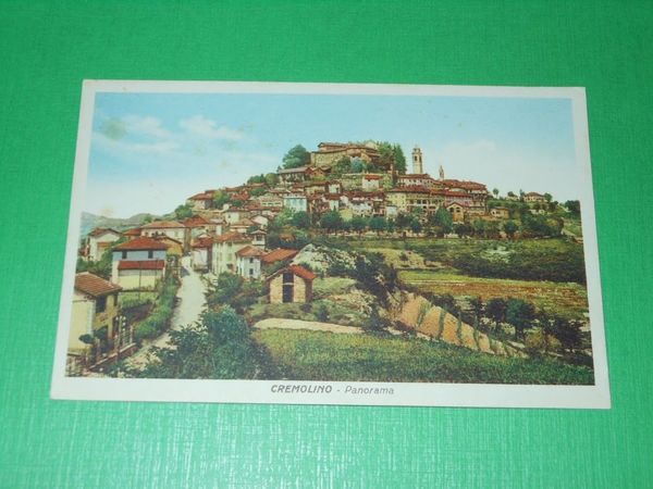 Cartolina Cremolino ( Alessandria ) - Panorama 1940