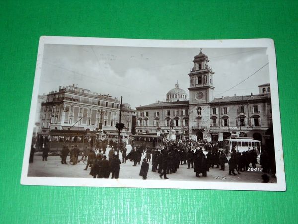 Cartolina Parma - Piazza Garibaldi 1935
