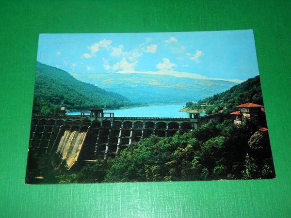 Cartolina Diga Valtidone - Veduta 1975 ca