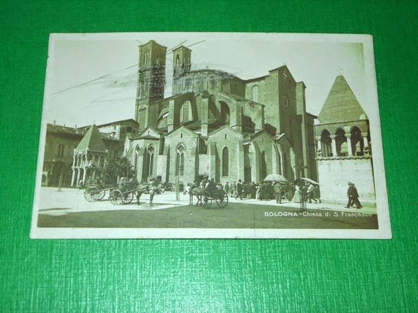 Cartolina Bologna - Chiesa di S. Francesco 1925 ca