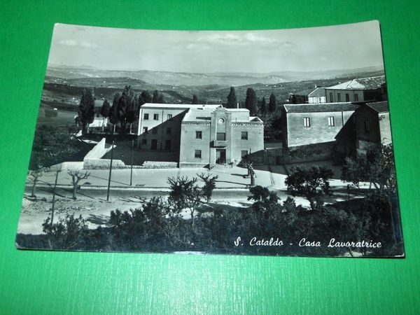 Cartolina S. Cataldo ( Caltanissetta ) - Casa Lavoratrice 1959
