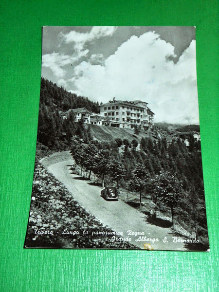 Cartolina Trivero - Lungo la panoramica Zegna - Grande Albergo …