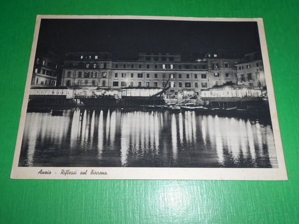 Cartolina Anzio - Riflessi sul Tirreno 1939