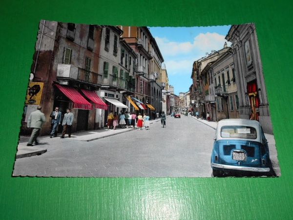 Cartolina Vercelli - Corso Libertà 1960 ca