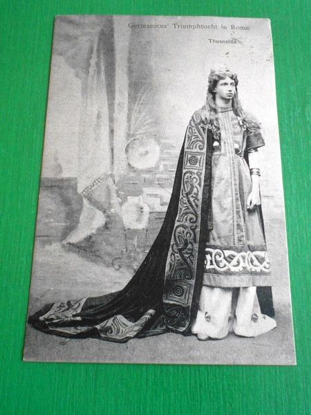 Cartolina Germanicus Triumphtocht in Rome - Thusnelda 1906