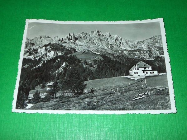 Cartolina Dolomiti del Catinaccio ( Trentino ) - Rifugio Ciampedìe …