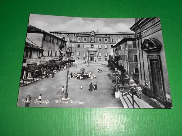 Cartolina Castel Gandolfo - Palazzo Pontificio 1958