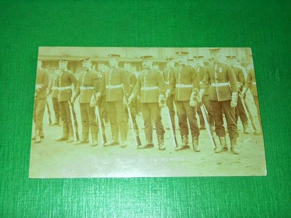 Cartolina Militaria Uniformi- 2nd Scoth Guards 1903