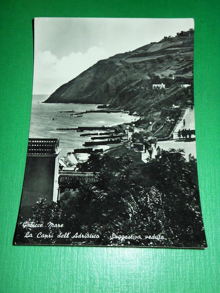 Cartolina Gabicce Mare - Veduta 1955