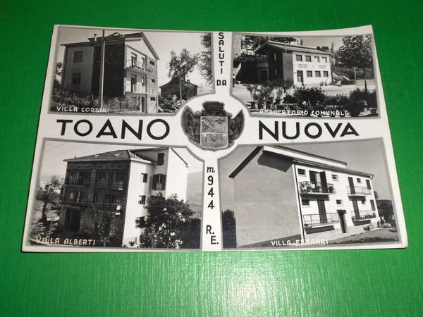 Cartolina Saluti da Toano Nuova - Vedute diverse 1964