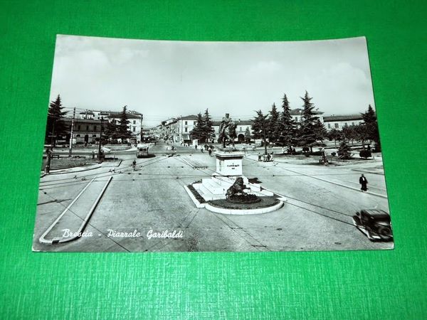 Cartolina Brescia - Piazzale Garibaldi 1950 ca