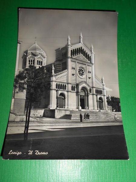 Cartolina Lonigo - Il Duomo 1959