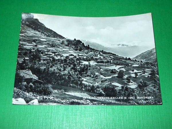 Cartolina S. Colombano ( Exilles ) - Panorama 1954