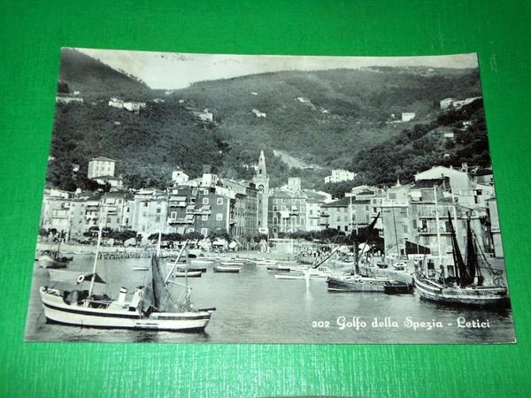 Cartolina Golfo della Spezia - Lerici 1958