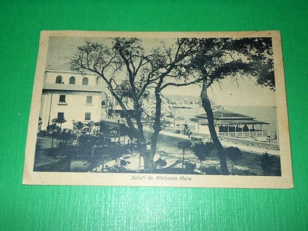 Cartolina Saluti da Albissola Mare - Particolare 1938