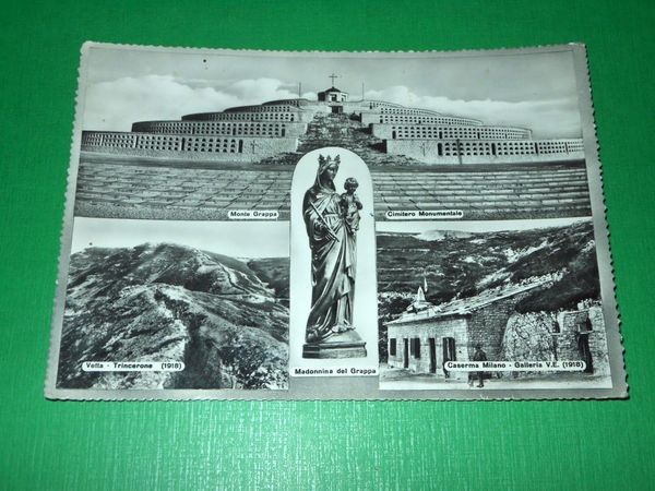 Cartolina Monte Grappa - Vedute diverse 1958