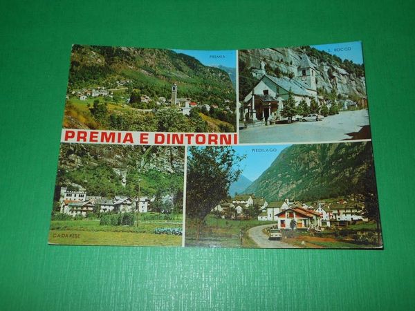 Cartolina Premia e dintorni - Vedute diverse 1985