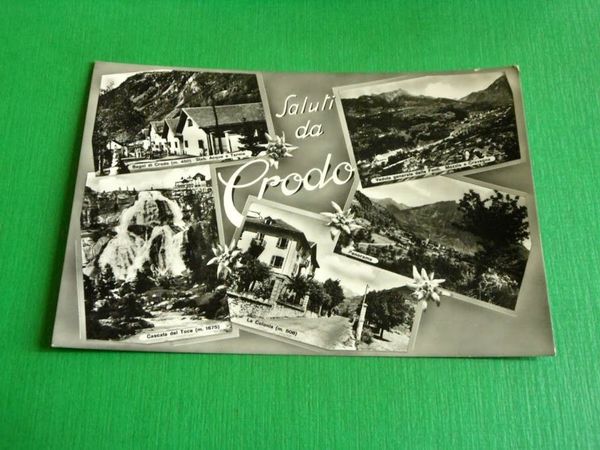 Cartolina Saluti da Crodo - Vedute diverse 1959