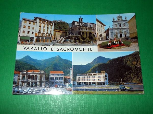 Cartolina Varallo e Sacro Monte -- Vedute diverse 1969