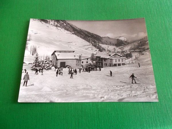 Cartolina Praly - Schilif ed Albergo Miramonti 1960 ca