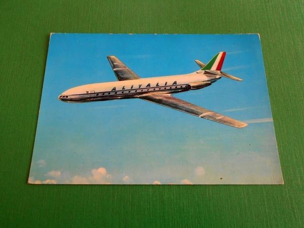 Cartolina Aviazione Alitalia Airlines - Caravelle III S. E. 210