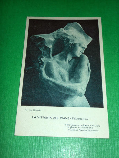 Cartolina Arte Arrigo Minerbi - La Vittoria del Piave - …