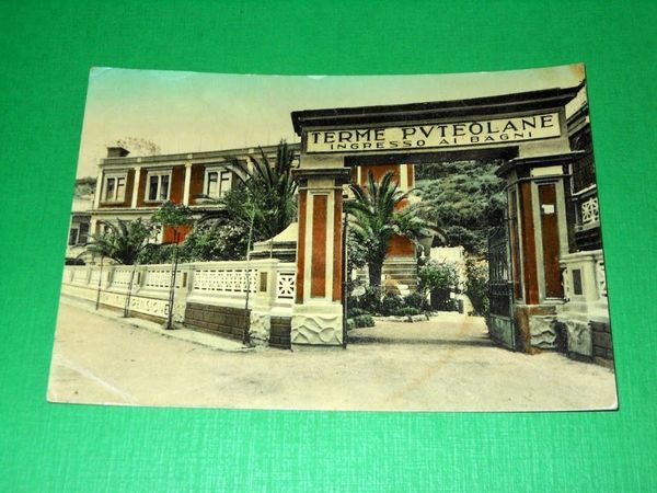 Cartolina Pozzuoli ( Napoli ) - Terme Puteolane - Ingresso …