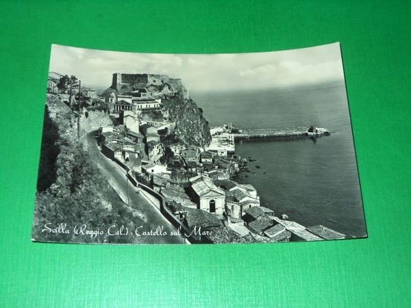 Cartolina Scilla ( Reggio Calabria ) - Castello sul Mare …