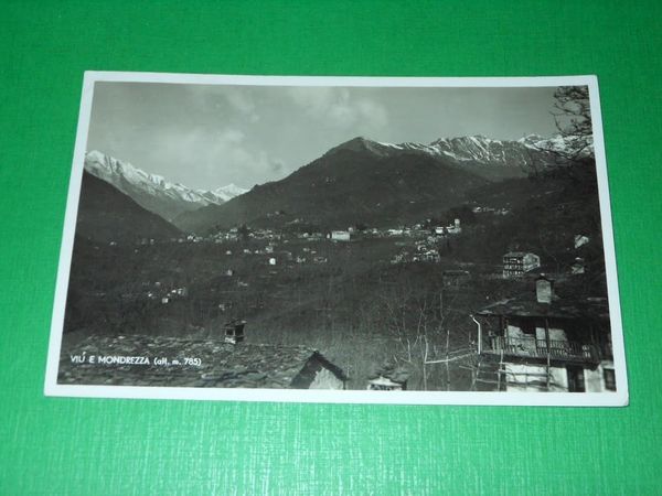 Cartolina Viù e Mondrezza - Panorama 1935