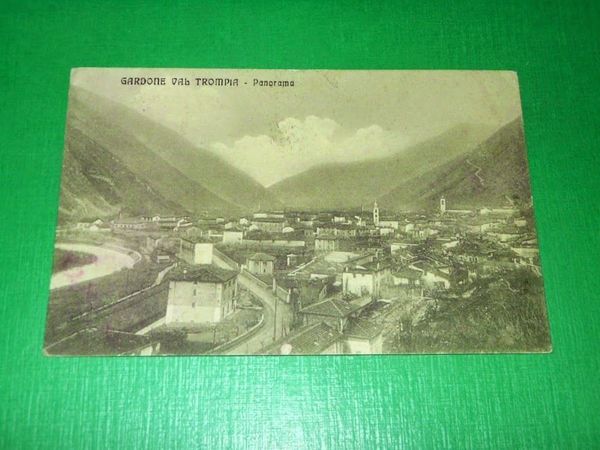 Cartolina Gardone Val Trompia - Panorama 1911