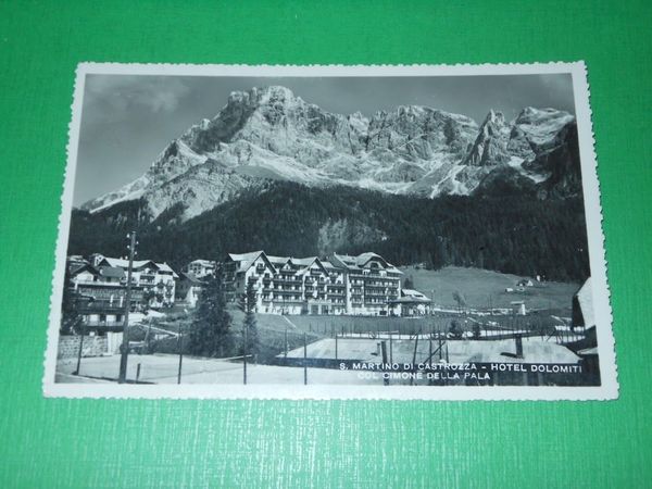 Cartolina S. Martino di Castrozza - Hotel Dolomiti col Cimone …
