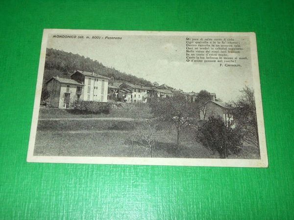 Cartolina Mondonico - Panorama 1939