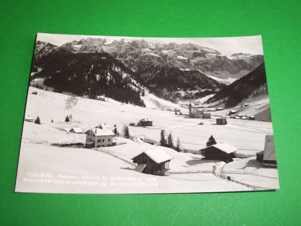 Cartolina Selva di Gardena - Panorama 1966