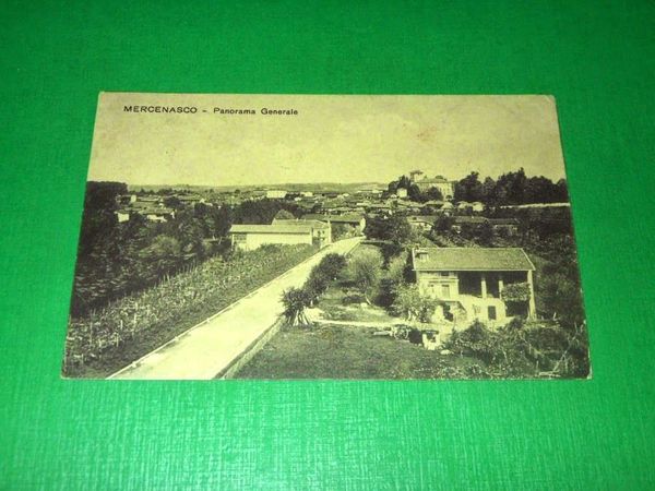 Cartolina Mercenasco - Panorama Generale 1916