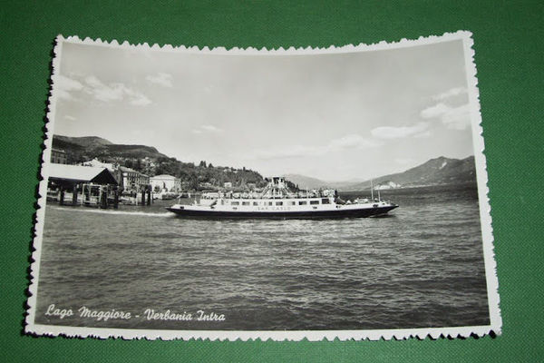 Cartolina Lago Maggiore - Verbania Intra - veduta 1959