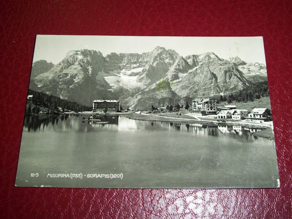 Cartolina Misurina - Sorapis - Panorama 1954