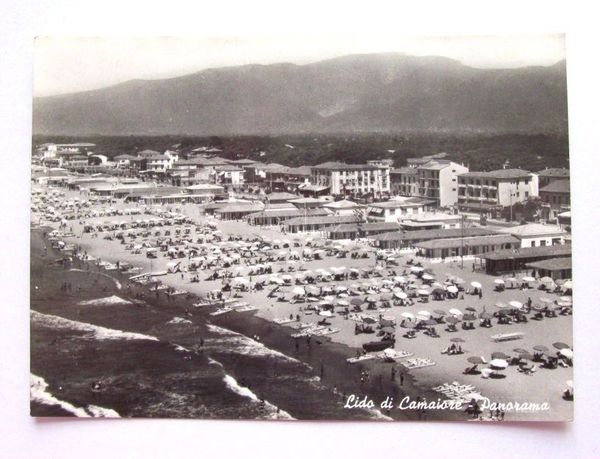 Cartolina Lido di Camaiore - Panorama 1957