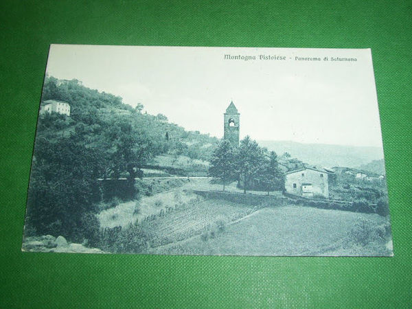Cartolina Montagna Pistoiese - Panorama di Saturnana 1930 ca