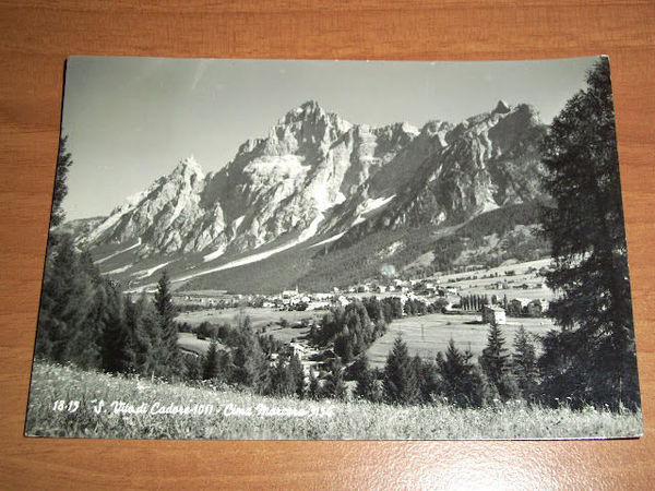 Cartolina S. Vito di Cadore - Veduta generale 1957
