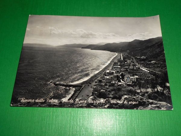 Cartolina Finale Ligure - Varigotti - Visione di sogno 1955