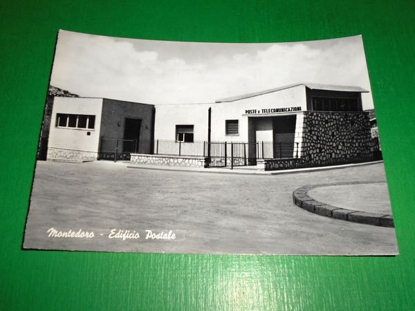 Cartolina Montedoro - Edificio Postale 1959 ca