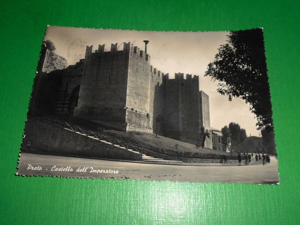 Cartolina Prato - Castello dell' Imperatore 1955