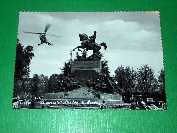 Cartolina Torino - Monumento Amedeo di Savoia 1950 ca