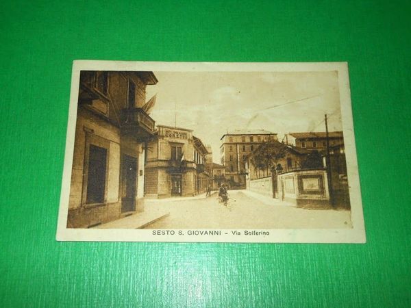 Cartolina Sesto S. Giovanni - Via Solferino 1930 ca
