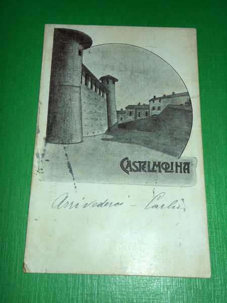 Cartolina Castelletto Molina / Castelmolina - Veduta 1902