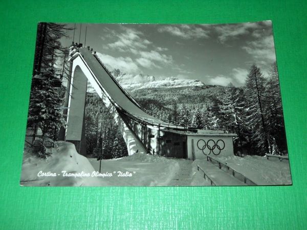 Cartolina Cortina - Trampolino Olimpico Italia 1966